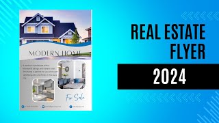 desing Real Estate Flyer 2024 [upl. by Zurc]