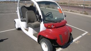 2001 Global Electric Motor Cars Electric GEM Car on GovLiquidationcom [upl. by Nedyarb]