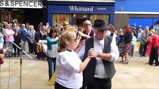 York Vintage Dance Group  Street Dance Performance  Barn Dance Jive [upl. by Kcirted]