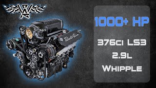 Whipple 29L  376ci LS3 combo puts down over 1000 HP on the dyno [upl. by Davida]