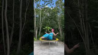 Core Exercises for the Trampoline abexercises corebalance trampoline coreworkout rebounder [upl. by Uranie]