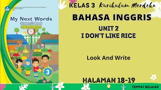 Halaman 1819 Bahasa Inggris Kelas 3 Unit 2 [upl. by Enaoj792]