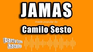 Camilo Sesto  Jamas Versión Karaoke [upl. by Benco877]