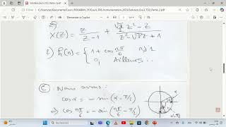 Exercice sur la Transformée en Z des fonction sinusoïdales [upl. by Aerdnaid]