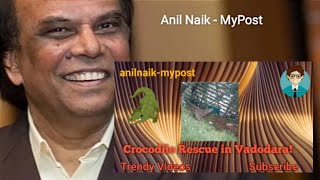 Crocodile Rescue in Vadodara anilnaikmypost [upl. by Lesirg]