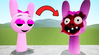 I Found Horror Pinki Sprunki in Garrys Mod [upl. by Assenad]