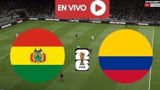 COLOMBIA VS BOLIVIA EN VIVO ELIMINATORIAS SUDAMERICANAS DEPORTES GAMERS [upl. by Hsiwhem]