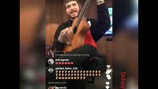 Post Malone sings country song live [upl. by Ynohtona]