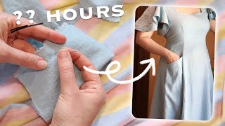 How Long Does It Take to Hand Sew a Dress [upl. by Cleopatra]