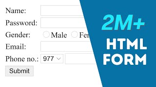 From Zero to Hero Building Your First HTML Form [upl. by Varuag]