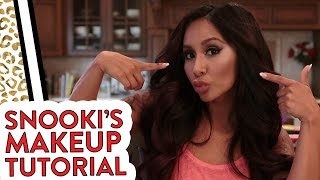 Nicole “Snooki’s” Behind the Scenes Makeup Tips with Joey [upl. by Amlet]