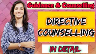 Directive Counselling  BEdMEdUGC NET Education  Inculcate Learning  By Ravina [upl. by Analli653]