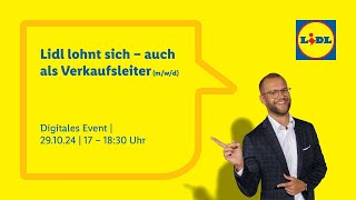 Lidl lohnt sich – auch als Verkaufsleiter [upl. by Naie]