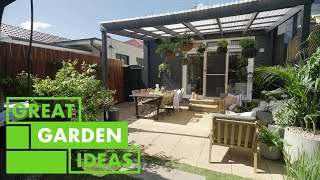 Boring Backyard Makeover  GARDEN  Great Home Ideas [upl. by Riamu]