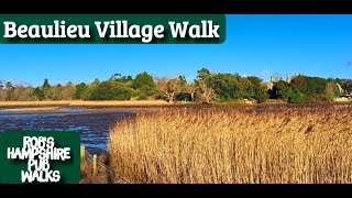 92 Robs Hampshire Pub Walks Beaulieu Village Walk with Bucklers Hard option New Forest [upl. by Novled]