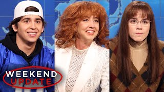 Weekend Update ft Heidi Gardner Marcello Hernández and Jane Wickline  SNL [upl. by Pamella]