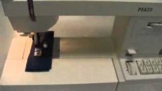 Pfaff 1151 Tipmatic Sewing Machine Demo [upl. by Arbma]