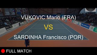 VUKOVIC Mario FRA VS SARDINHA Francisco POR  Open Super 12 Auray 2023 [upl. by Waynant]