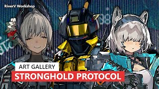 Stronghold Protocol Art Compilation  Arknights明日方舟 要塞プロトコル アート集 [upl. by Erdah]