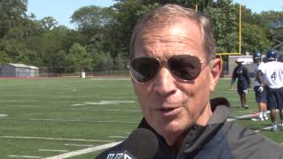 Villanova Football First Practice [upl. by Nolyak295]