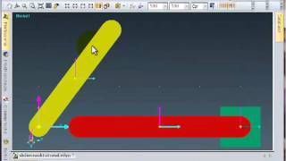 RecurDyn Video Tutorials 04  Object Control in RecurDyn using Slider Crank Mechansim [upl. by Frederik]