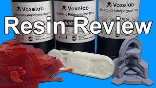 Printing with Voxelab Resins  Voxelab resin review [upl. by Formenti980]