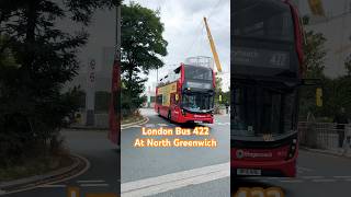 London Bus 422 Arriving At North Greenwich Station shorts shortsfeed shortsbeta [upl. by Pacheco980]