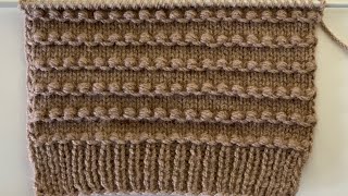 Super Easy Knitting Stitch Pattern For All Peojects [upl. by Hanako429]