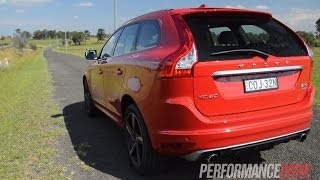 2014 Volvo XC60 T6 RDesign engine sound and 0100kmh [upl. by Dotty]