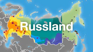 Russland  Überblick in Karten [upl. by Averat]