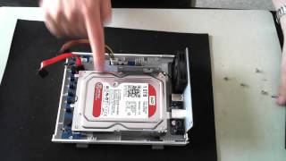 QNAP TS212P Installation amp Hard Drive Setup [upl. by Stanwood]