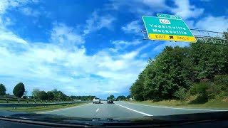 Highway US 421 ★ Driving Through Yadkin County North Carolina [upl. by Clementine]