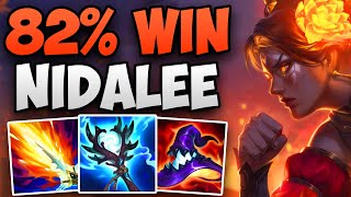 82 WIN RATE CHALLENGER NIDALEE SOLO CARRY GAMEPLAY  CHALLENGER NIDALEE JUNGLE  Patch 141 S14 [upl. by Alletneuq]