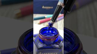 Learning how to write in French with the Waterman Hemisphere Colour Blocking fountain pen [upl. by Meehsar]