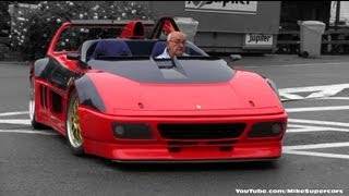 Ferrari 348 Barchetta Competizione VERY LOUD SOUND [upl. by Usanis]