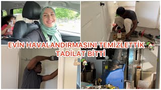 TADİLATI BİTİRİYORUZ 🏡 TEMİZLİK BOYASI VE VESTİYERİMİZİ YAPTIK  TEMİZLİK İÇİN ALIŞVERİŞE GİTTİM 🧹 [upl. by Zandra]