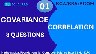 Introduction to covariance with 3 questions solved  find covariance between x and yStatisticsMFCS [upl. by Hugibert]