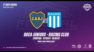 Copa Federal  Boca Juniors vs Racing Club  Semifinal [upl. by Leval]