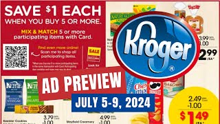 5 Day Sale Kroger Ad Preview for 7579  Buy 5 Save 1 Each MEGA SALE 5x Weekly Digital amp MORE [upl. by Araet]