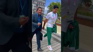 Arshad Nadeem Latest interview after winning Gold medal🏆💙❤️🏅 parisolympics2024 [upl. by Lirpa]