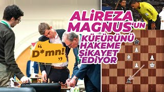 Şampiyonu Belirleyecek VAR Kararı MAÇ GÖRÜNTÜLERİYLE Alireza vs Magnus Carlsen [upl. by Novar]