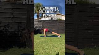 7 variantes de la plancha abdominal 🔥💪🏼 añade variedad a tu entrenamiento abdomen core [upl. by Rita621]