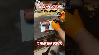 SNAPON Impact Anvil Replacement mechanic wow comedy automechanic dewalt diy mechaniclife [upl. by Swainson705]