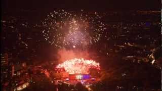 The Queens Diamond Jubilee concert Fireworks  London 2012  BBC One [upl. by Junius]