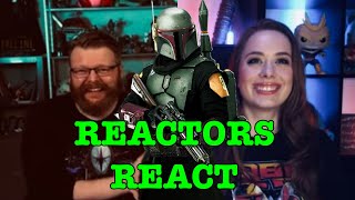 Reactors React to Boba Fett’s Escape From the Sarlacc Pit in “The Book of Boba Fett Chapter 1” [upl. by Adamski940]