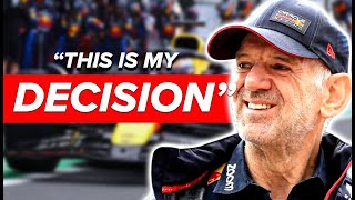 Adrian Newey SHOCKING REVELATION about his FUTURE F1 Teams [upl. by Norvell]