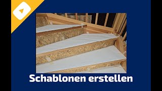 Schablonen für Treppen erstellen Treppe99 [upl. by Kaiser]