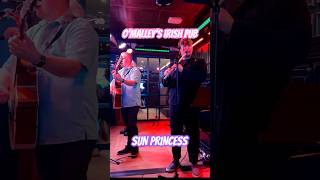 BEST BAR on the SUN PRINCESS 🛳️🍀 travel shorts cruise sunprincess irishmusic [upl. by Greeson]