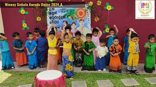 Winway House Of Montessori Sinhala Awrudu Dance 2024 [upl. by Kaitlyn811]