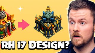 RATHAUS 17 Design Leaked von Supercell selbst  Clash of Clans [upl. by Mazman400]